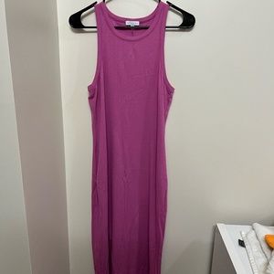 Beyond Yoga Midi Dress, Size L, Purple